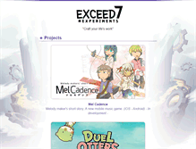 Tablet Screenshot of exceed7.com